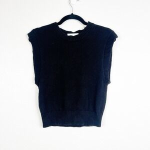 Wilfred Women's Sleeveless Knit‎ Top Black Sz M